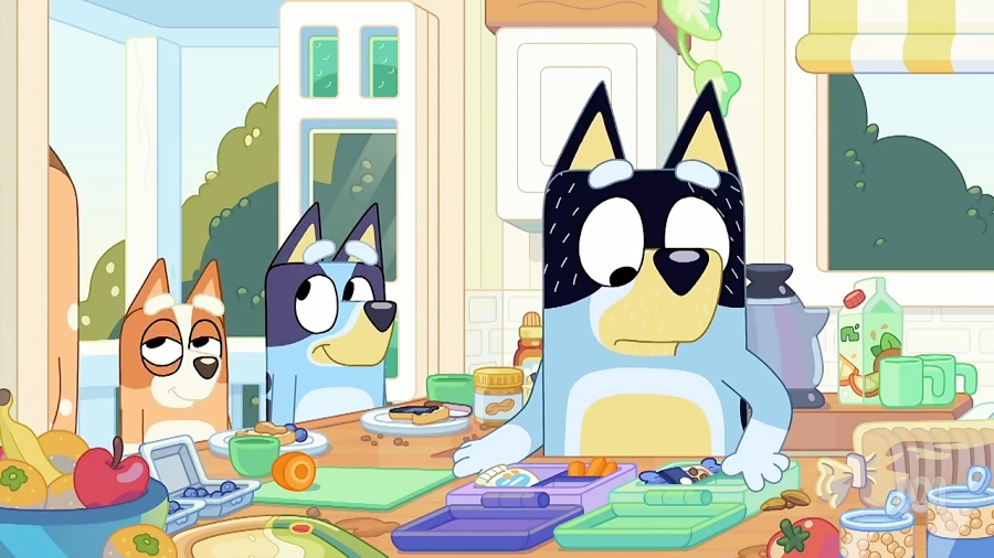 انیمیشن Bluey - فصل 2 قسمت 8 - Daddy Dropoff